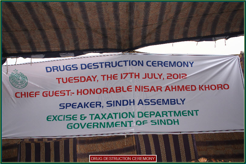 Drug Destruction Ceremony