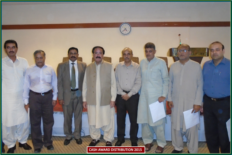 Cash Award Distribution 2015